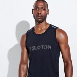 Peloton Fourlaps Level Muscle Tank in Black Size Large
